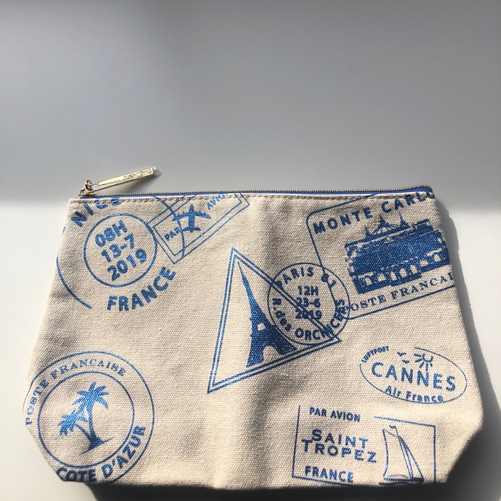 Lancôme Paris Travel Cosmetic Case Blue